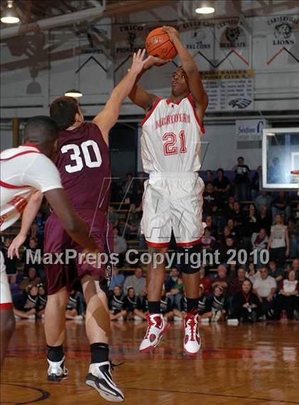Thumbnail 3 in Meridian vs. Sesser-Valier (IHSA Class 1A Sectional Championship) photogallery.