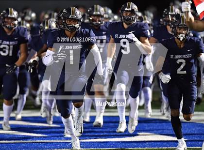 Thumbnail 1 in St. John Bosco vs. Mater Dei (CIF SS DIV 1 Final) photogallery.