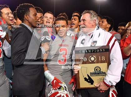 Thumbnail 1 in St. John Bosco vs. Mater Dei (CIF SS DIV 1 Final) photogallery.