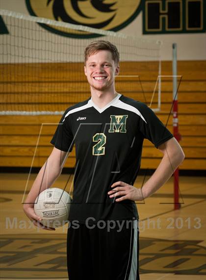 Thumbnail 1 in Monterey Trail Varsity Boys Volleyball Team and Individual Photos photogallery.