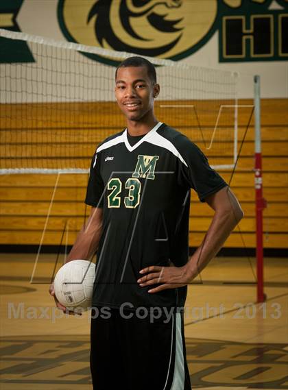 Thumbnail 3 in Monterey Trail Varsity Boys Volleyball Team and Individual Photos photogallery.