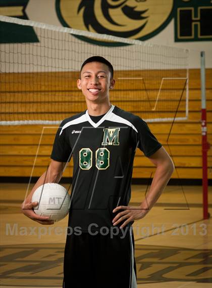 Thumbnail 1 in Monterey Trail Varsity Boys Volleyball Team and Individual Photos photogallery.