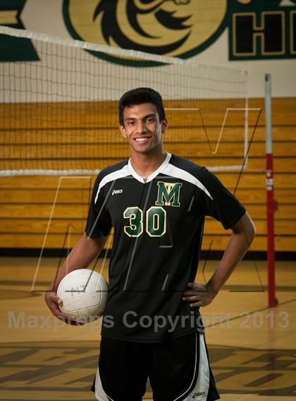 Thumbnail 1 in Monterey Trail Varsity Boys Volleyball Team and Individual Photos photogallery.