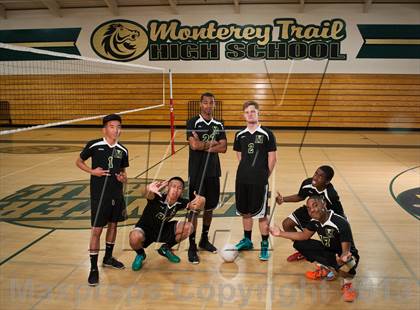 Thumbnail 1 in Monterey Trail Varsity Boys Volleyball Team and Individual Photos photogallery.