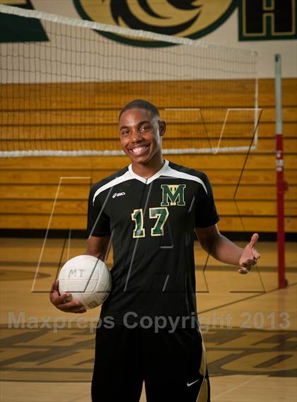 Thumbnail 2 in Monterey Trail Varsity Boys Volleyball Team and Individual Photos photogallery.