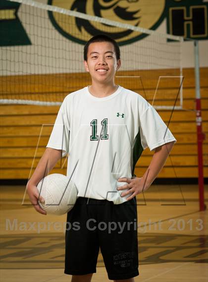 Thumbnail 2 in Monterey Trail Varsity Boys Volleyball Team and Individual Photos photogallery.