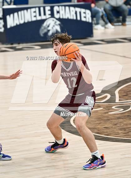 Thumbnail 2 in Mayflower vs Perryville (AAA 3A-5 district 2nd round) photogallery.