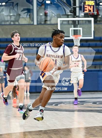 Thumbnail 3 in Mayflower vs Perryville (AAA 3A-5 district 2nd round) photogallery.