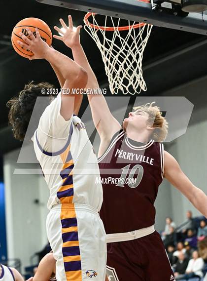 Thumbnail 2 in Mayflower vs Perryville (AAA 3A-5 district 2nd round) photogallery.