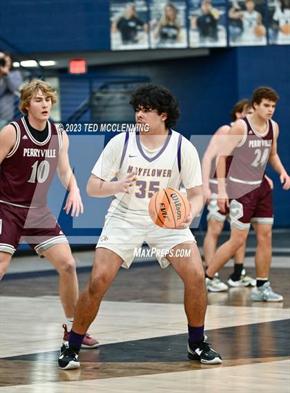 Thumbnail 1 in Mayflower vs Perryville (AAA 3A-5 district 2nd round) photogallery.