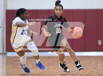 Thumbnail 2 in Sparkman vs Vandebilt Catholic (Allstate Sugar Bowl National Prep Classic) photogallery.