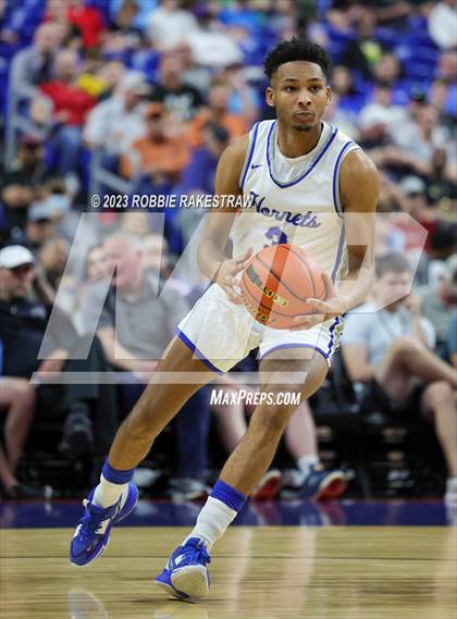 Thumbnail 3 in Hooks vs. Hitchcock (UIL 3A Basketball State Semifinal) photogallery.