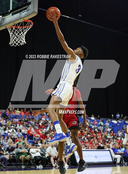 Thumbnail 2 in Hooks vs. Hitchcock (UIL 3A Basketball State Semifinal) photogallery.
