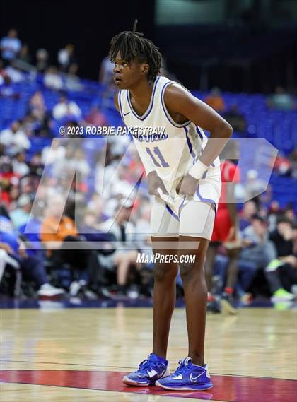 Thumbnail 3 in Hooks vs. Hitchcock (UIL 3A Basketball State Semifinal) photogallery.