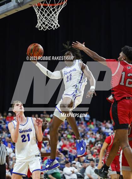 Thumbnail 3 in Hooks vs. Hitchcock (UIL 3A Basketball State Semifinal) photogallery.