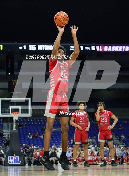 Thumbnail 3 in Hooks vs. Hitchcock (UIL 3A Basketball State Semifinal) photogallery.