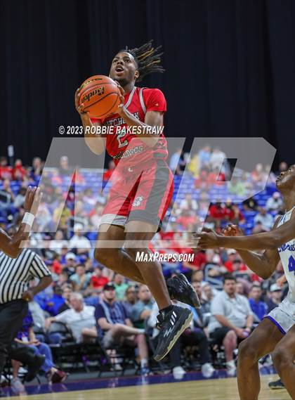 Thumbnail 3 in Hooks vs. Hitchcock (UIL 3A Basketball State Semifinal) photogallery.