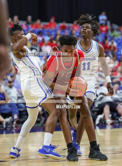 Thumbnail 3 in Hooks vs. Hitchcock (UIL 3A Basketball State Semifinal) photogallery.