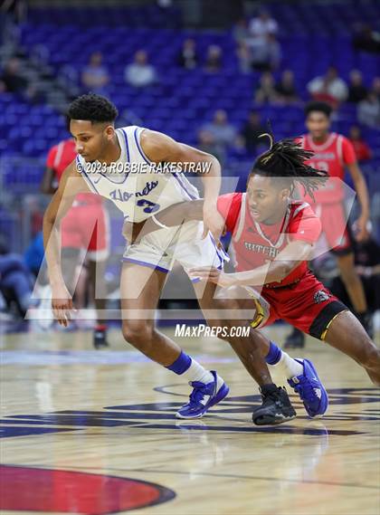 Thumbnail 3 in Hooks vs. Hitchcock (UIL 3A Basketball State Semifinal) photogallery.