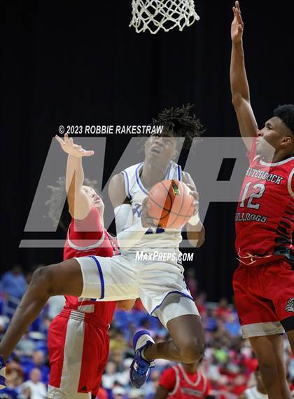 Thumbnail 1 in Hooks vs. Hitchcock (UIL 3A Basketball State Semifinal) photogallery.