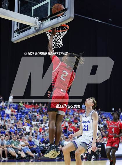 Thumbnail 3 in Hooks vs. Hitchcock (UIL 3A Basketball State Semifinal) photogallery.