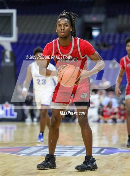 Thumbnail 3 in Hooks vs. Hitchcock (UIL 3A Basketball State Semifinal) photogallery.