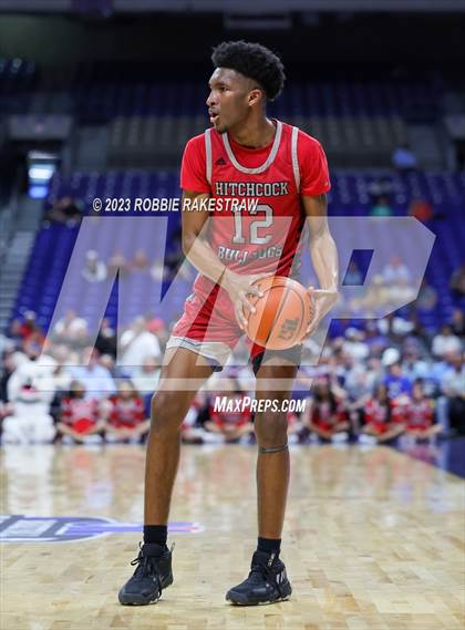 Thumbnail 2 in Hooks vs. Hitchcock (UIL 3A Basketball State Semifinal) photogallery.