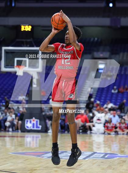 Thumbnail 1 in Hooks vs. Hitchcock (UIL 3A Basketball State Semifinal) photogallery.
