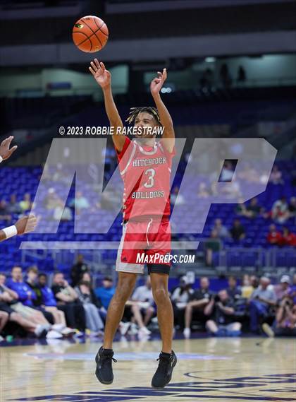 Thumbnail 3 in Hooks vs. Hitchcock (UIL 3A Basketball State Semifinal) photogallery.