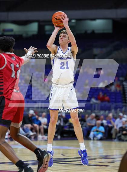 Thumbnail 3 in Hooks vs. Hitchcock (UIL 3A Basketball State Semifinal) photogallery.