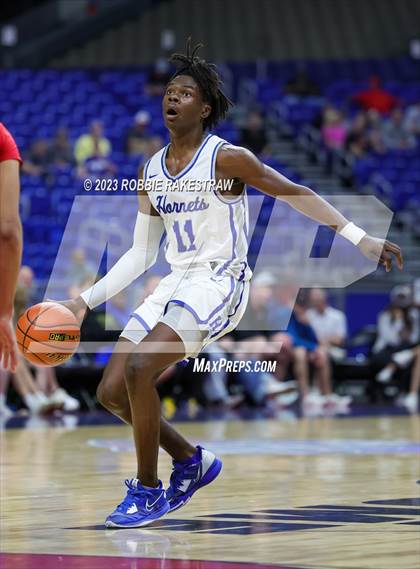 Thumbnail 2 in Hooks vs. Hitchcock (UIL 3A Basketball State Semifinal) photogallery.