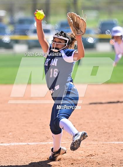 Thumbnail 2 in Cypress Woods vs Bryan (NFCA Texas High School Leadoff Classic Tournament) photogallery.