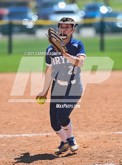 Thumbnail 3 in Cypress Woods vs Bryan (NFCA Texas High School Leadoff Classic Tournament) photogallery.