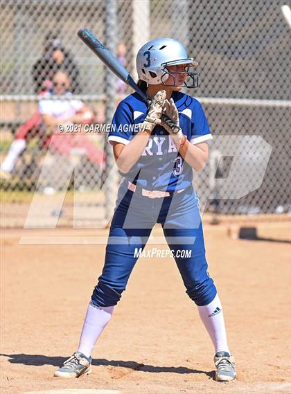 Thumbnail 2 in Cypress Woods vs Bryan (NFCA Texas High School Leadoff Classic Tournament) photogallery.