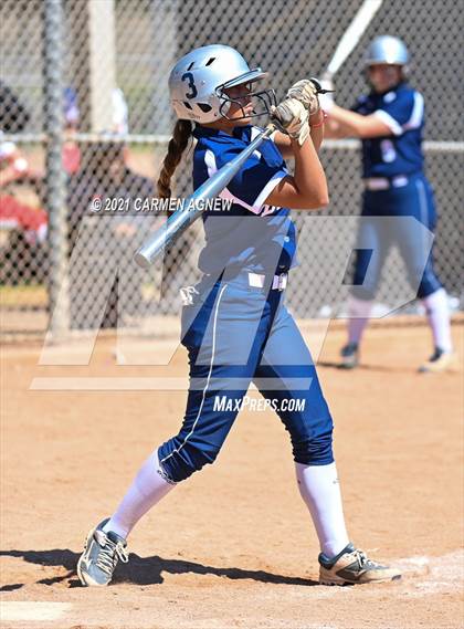 Thumbnail 1 in Cypress Woods vs Bryan (NFCA Texas High School Leadoff Classic Tournament) photogallery.