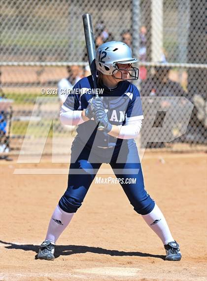 Thumbnail 1 in Cypress Woods vs Bryan (NFCA Texas High School Leadoff Classic Tournament) photogallery.