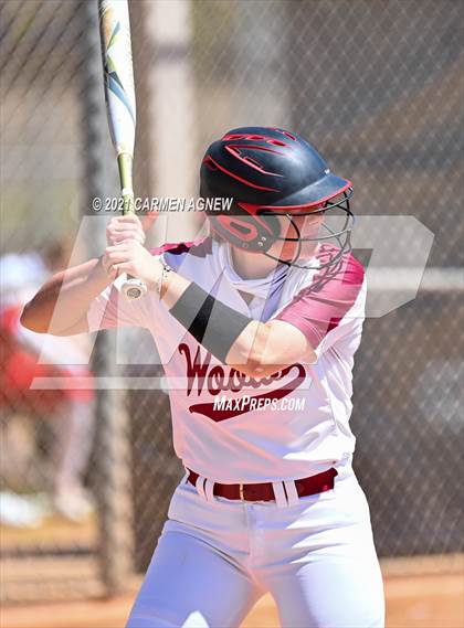 Thumbnail 3 in Cypress Woods vs Bryan (NFCA Texas High School Leadoff Classic Tournament) photogallery.