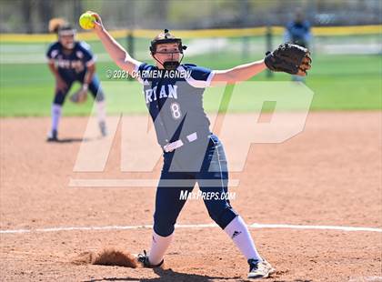Thumbnail 3 in Cypress Woods vs Bryan (NFCA Texas High School Leadoff Classic Tournament) photogallery.
