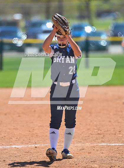 Thumbnail 1 in Cypress Woods vs Bryan (NFCA Texas High School Leadoff Classic Tournament) photogallery.