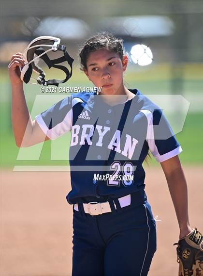 Thumbnail 3 in Cypress Woods vs Bryan (NFCA Texas High School Leadoff Classic Tournament) photogallery.