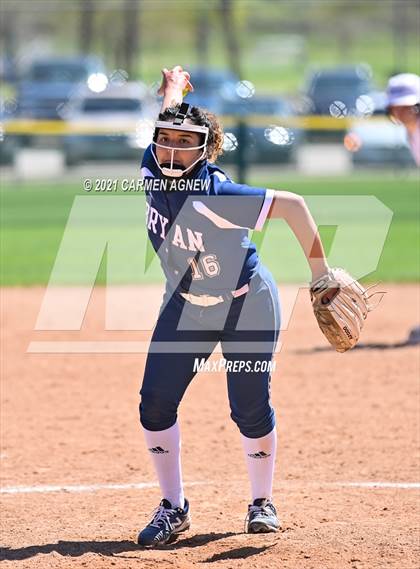 Thumbnail 3 in Cypress Woods vs Bryan (NFCA Texas High School Leadoff Classic Tournament) photogallery.