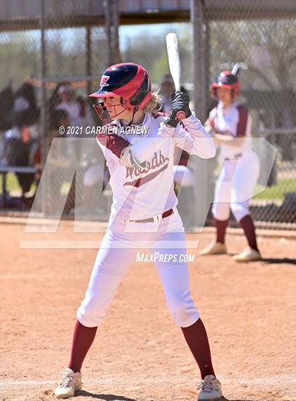 Thumbnail 2 in Cypress Woods vs Bryan (NFCA Texas High School Leadoff Classic Tournament) photogallery.
