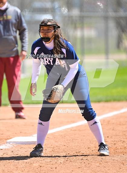 Thumbnail 2 in Cypress Woods vs Bryan (NFCA Texas High School Leadoff Classic Tournament) photogallery.