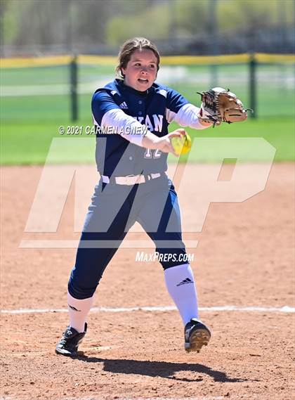 Thumbnail 2 in Cypress Woods vs Bryan (NFCA Texas High School Leadoff Classic Tournament) photogallery.