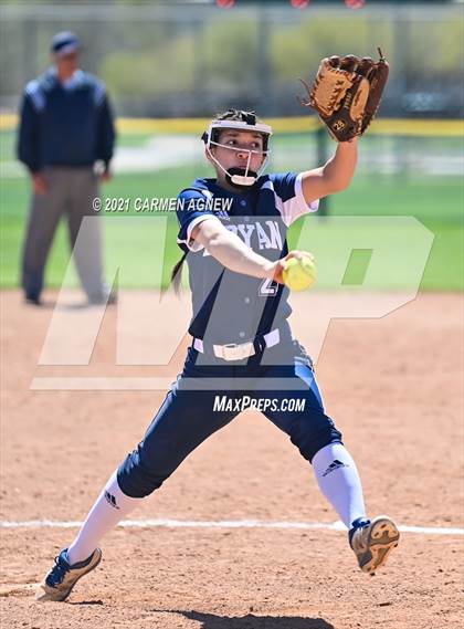 Thumbnail 1 in Cypress Woods vs Bryan (NFCA Texas High School Leadoff Classic Tournament) photogallery.