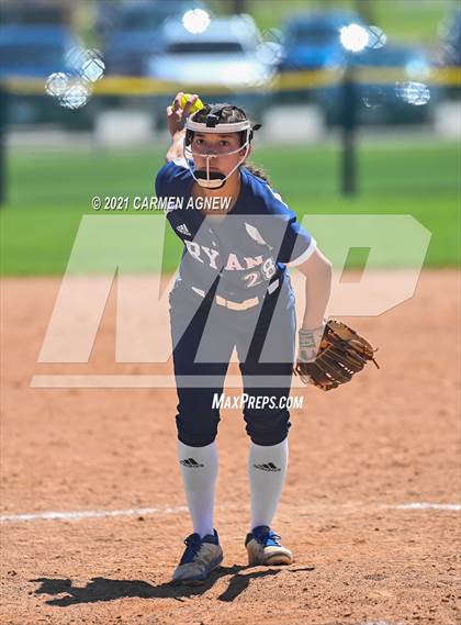 Thumbnail 2 in Cypress Woods vs Bryan (NFCA Texas High School Leadoff Classic Tournament) photogallery.