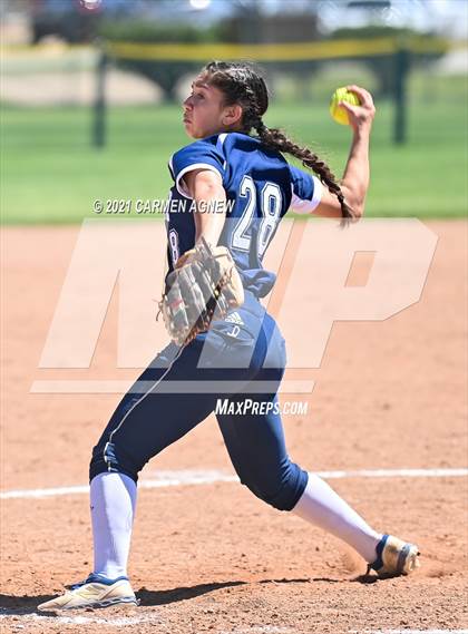 Thumbnail 3 in Cypress Woods vs Bryan (NFCA Texas High School Leadoff Classic Tournament) photogallery.