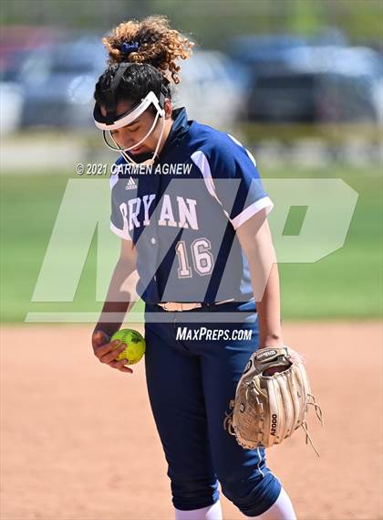 Thumbnail 1 in Cypress Woods vs Bryan (NFCA Texas High School Leadoff Classic Tournament) photogallery.