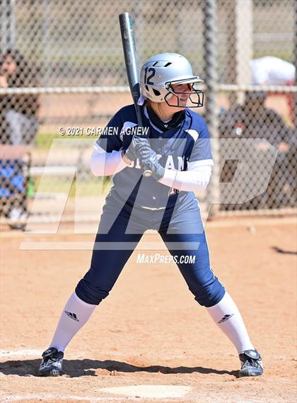 Thumbnail 2 in Cypress Woods vs Bryan (NFCA Texas High School Leadoff Classic Tournament) photogallery.