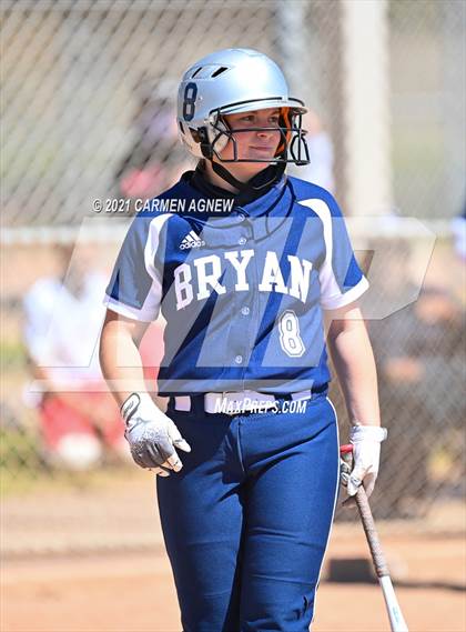 Thumbnail 2 in Cypress Woods vs Bryan (NFCA Texas High School Leadoff Classic Tournament) photogallery.